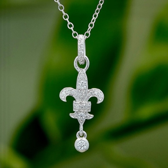 COPY - 💕Hope Faith Miracles Fleur de lis necklace - Picture 7 of 8